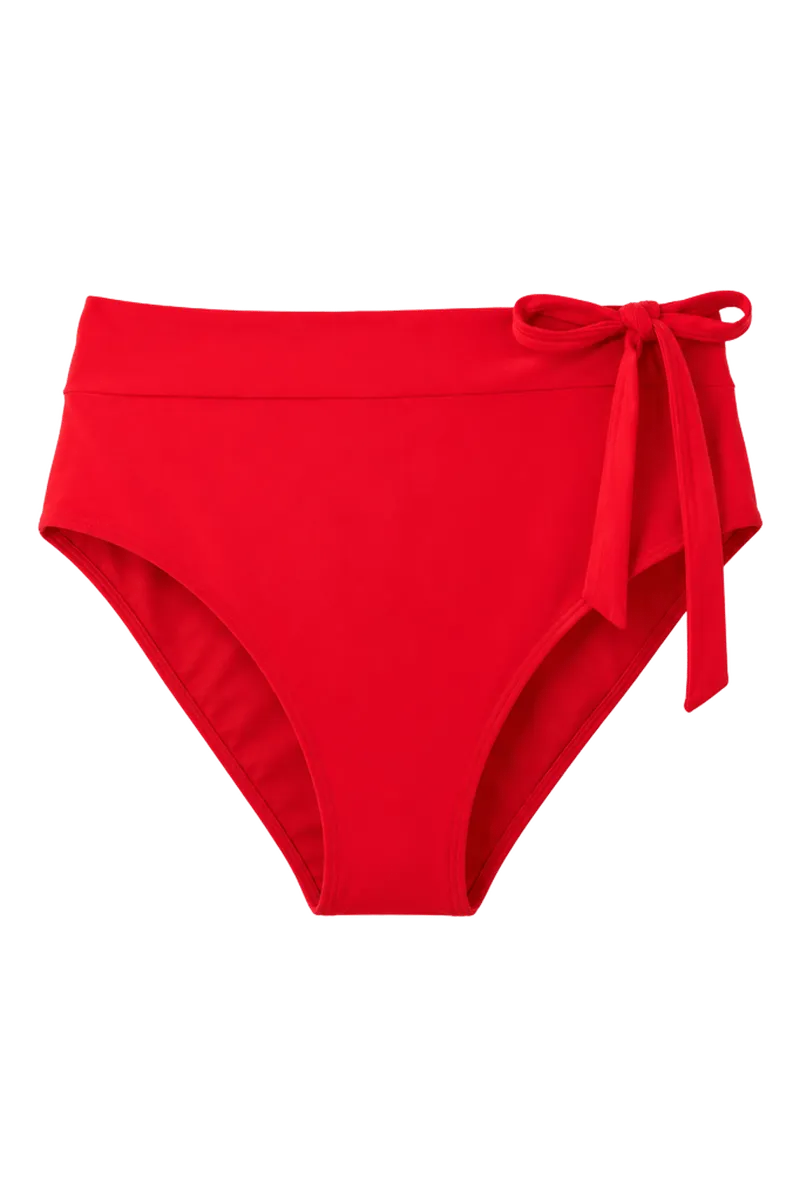 The Side-Tie High Leg High Rise Bottoms