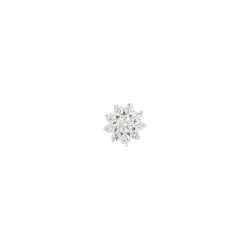 Jennifer Yamina Single Pointed Flower Stud