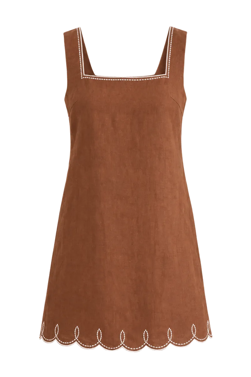 Deep Ochre Shanice Dress