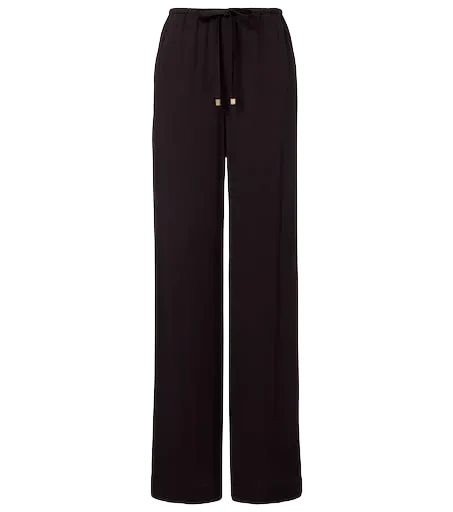 Jersey wide-leg pants