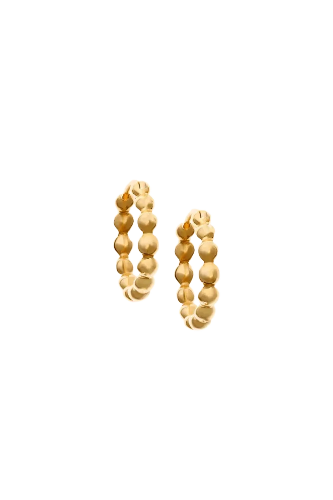 Demetra Gold Hoop Earrings