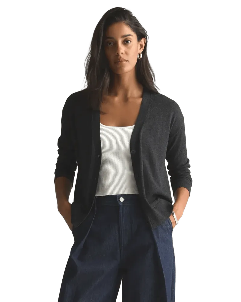 Lightweight Cotton Cashmere Cardigan