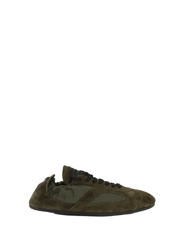 Proenza Schouler Nylon and Suede Sneakers — Caper
