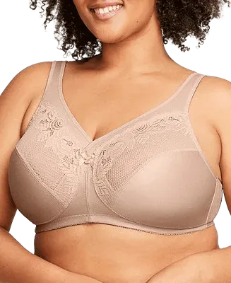 womens full figure plus size magiclift wirefree minimizer support bra 1003