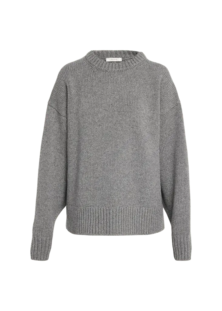 The Row Ophelia Wool-Cashmere Crewneck Sweater