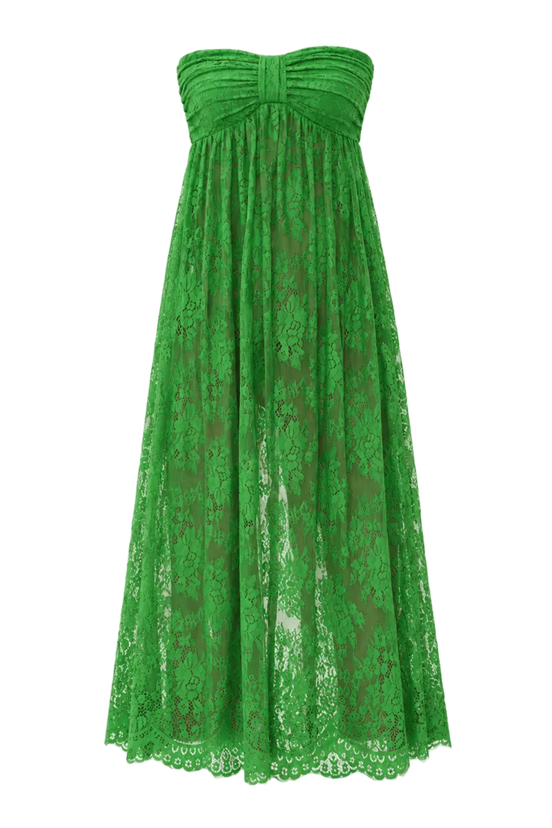 Carmella Lace Strapless Dress