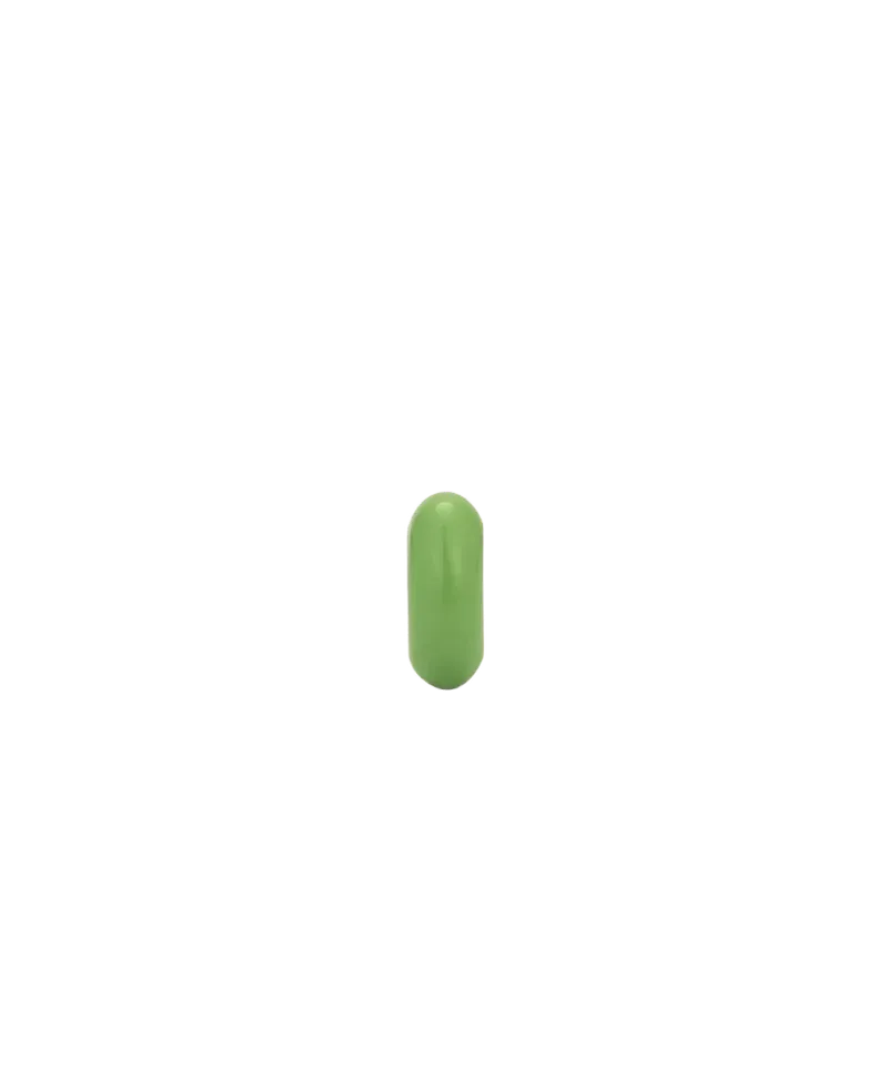 Light Green Enamel Big Bead
