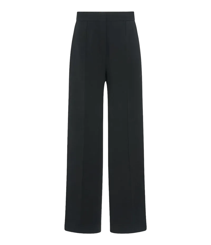 Doppio Wide Leg Pant | Black
