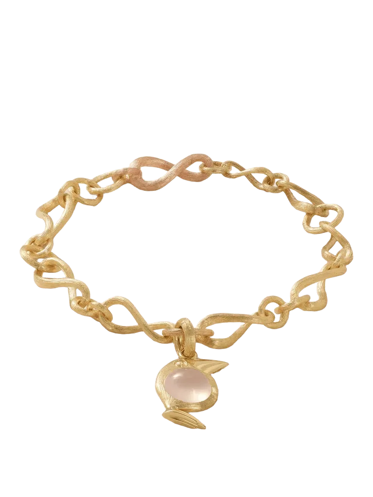 Love 18-karat yellow and rose gold quartz bracelet - gold - One Size