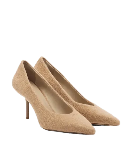 Suede-lined pumps