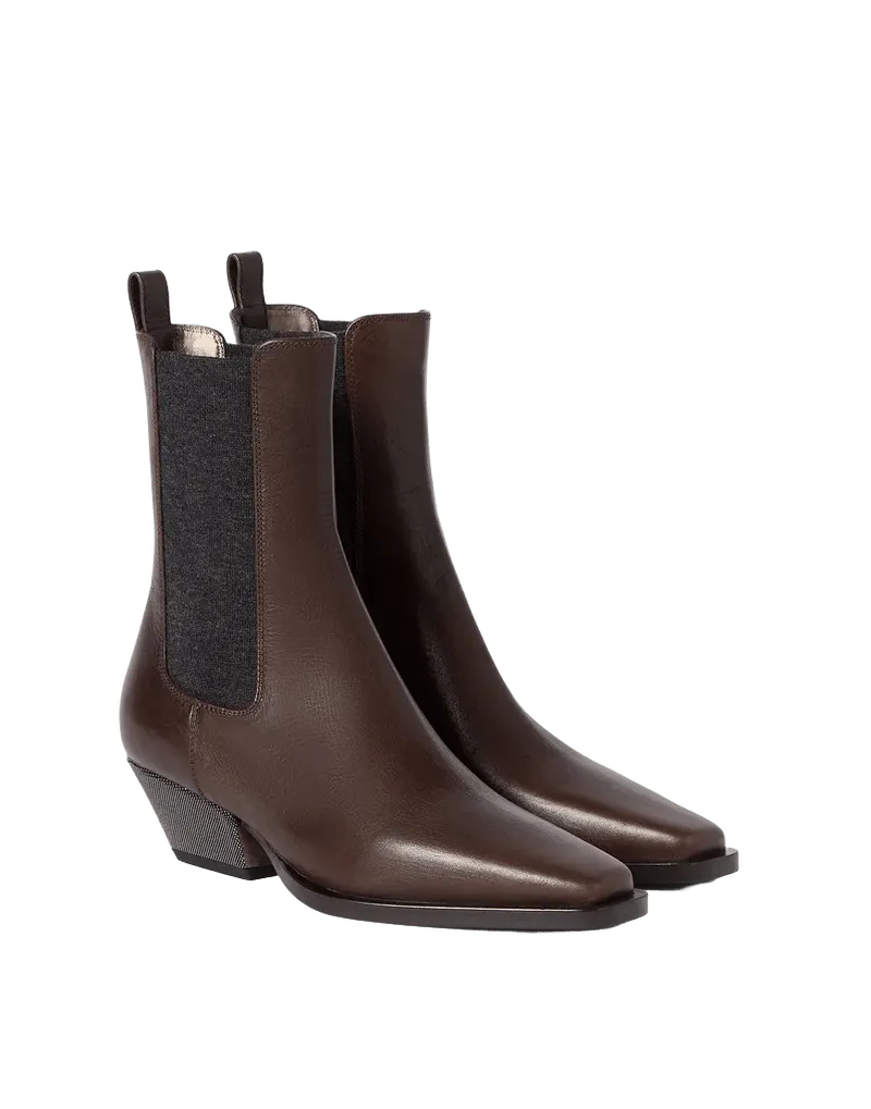 Leather Chelsea boots