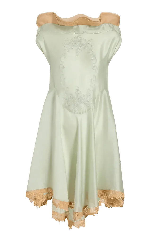 Keaton Embroidered Knee-Length Dress