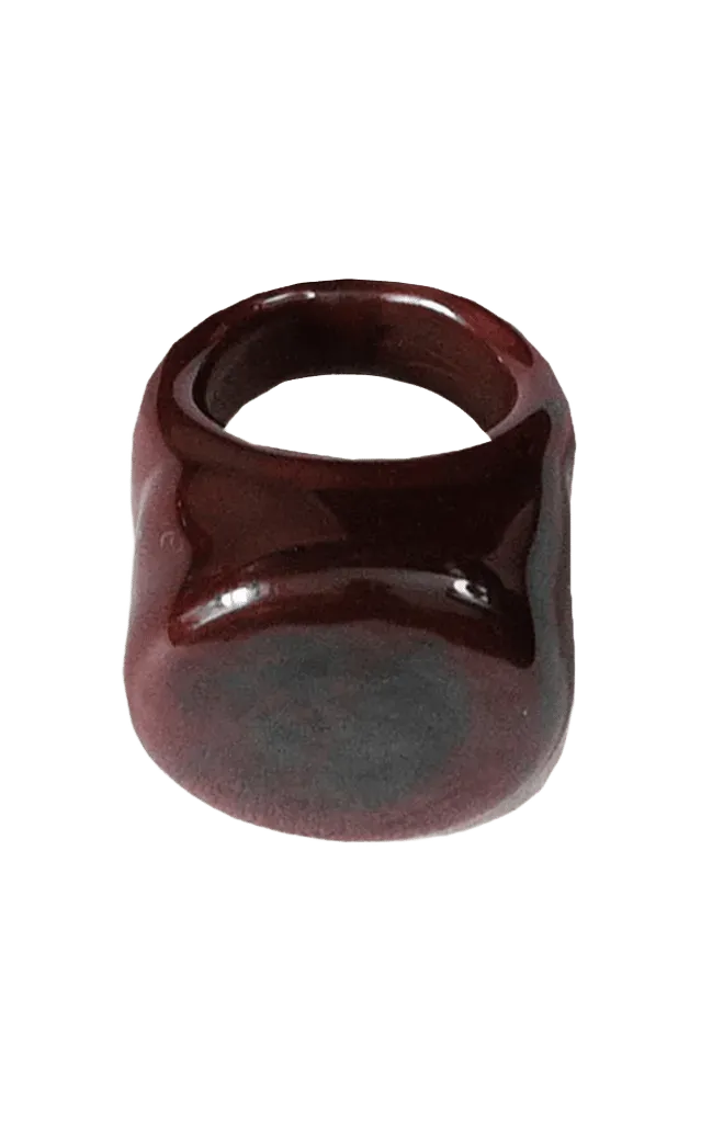 Tobacco Lalique Ring