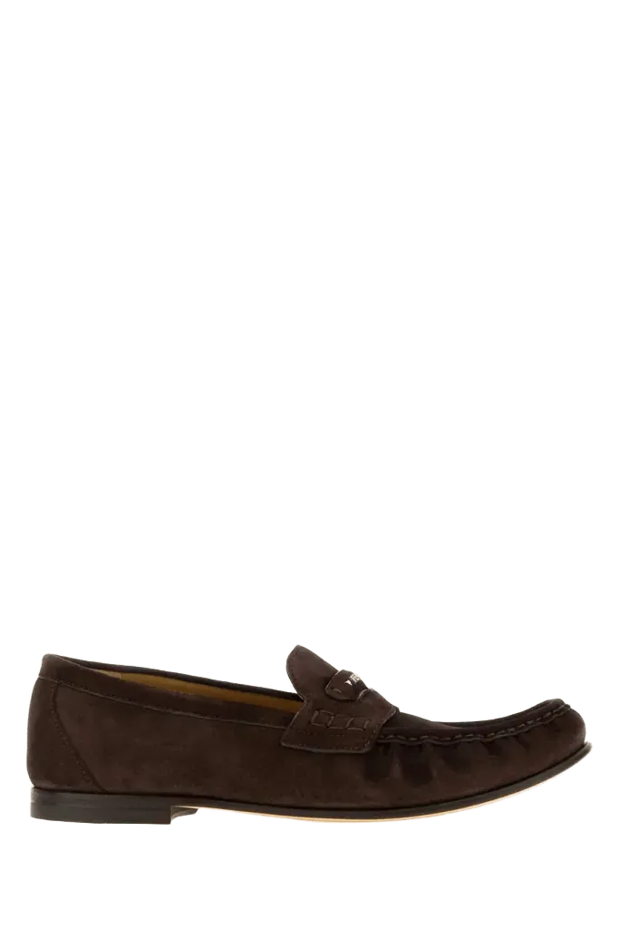 Fendi Crosta Loafer — Brown