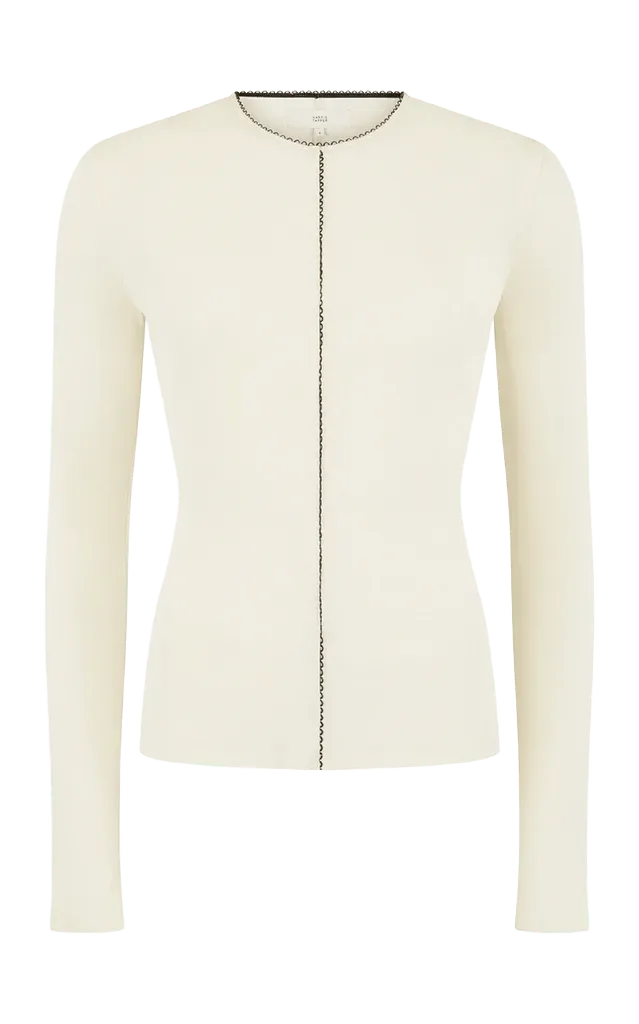 Pero Cotton-Blend Ribbed T-Shirt