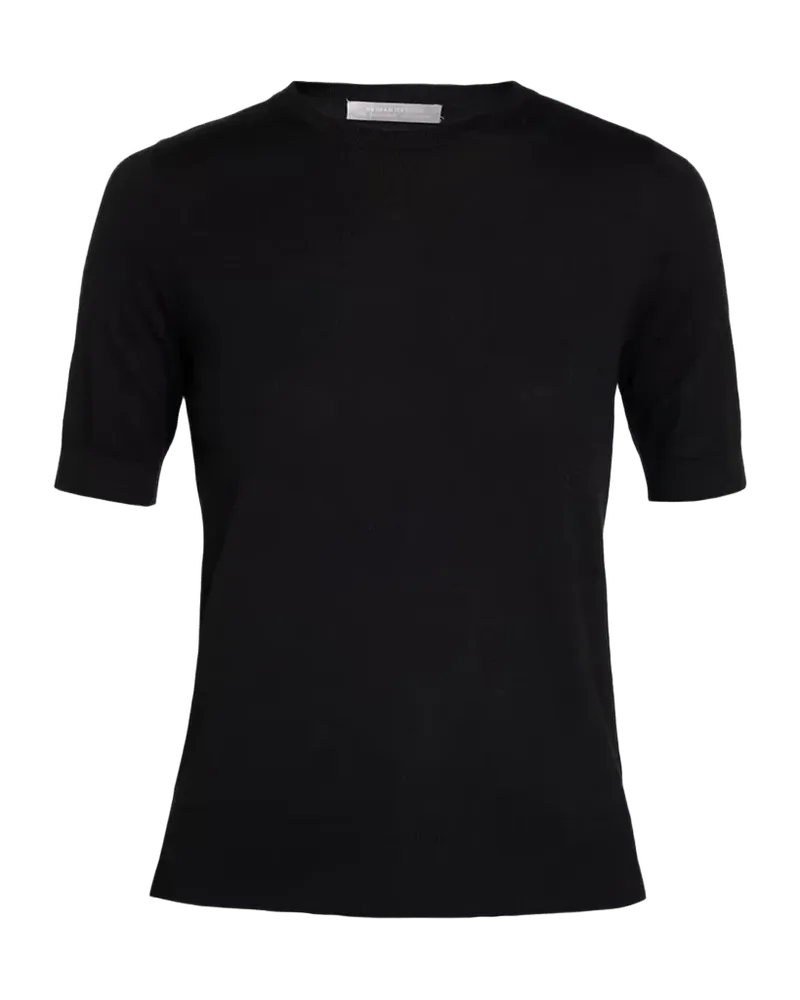 Superfine Cashmere Short-Sleeve Sweater