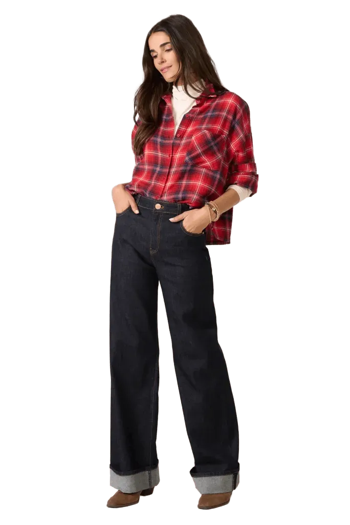 Josie Super High Rise Column Straight Leg