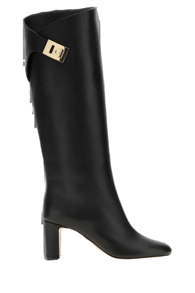 Ferragamo Elli Boot — Black