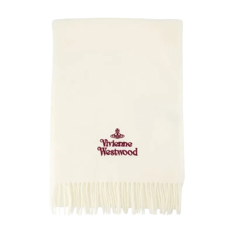 Vivienne Westwood Wool Scarf — White