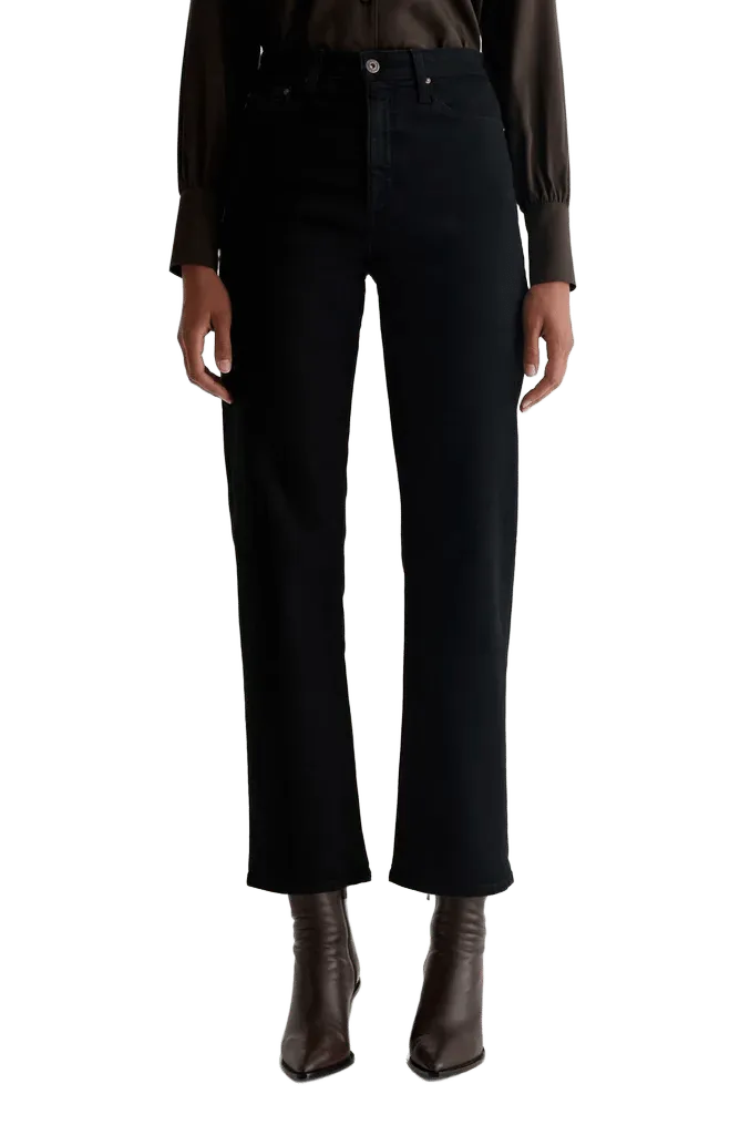 Rian High Waist Ankle Straight Leg Jeans