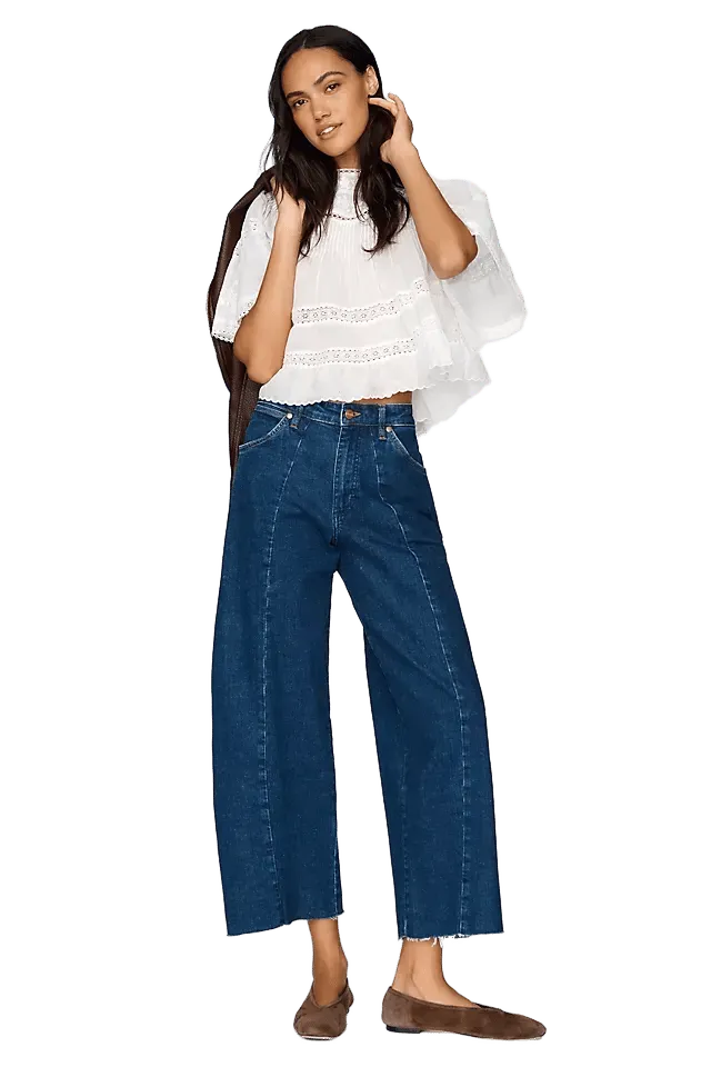 Wrangler High Rise Cowboy Barrel Jeans