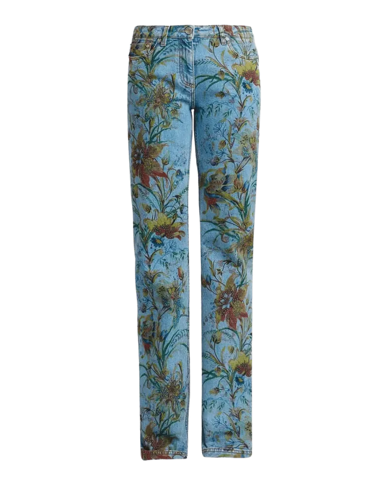 Foliage Straight-Leg Denim Jeans