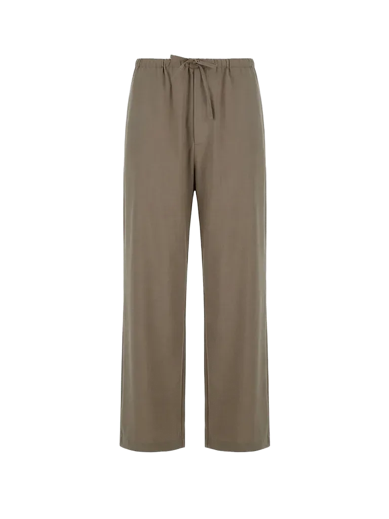 Tonywack Wool Blend Trousers — Brown
