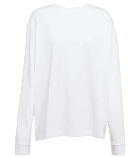 Ciles long-sleeved cotton top