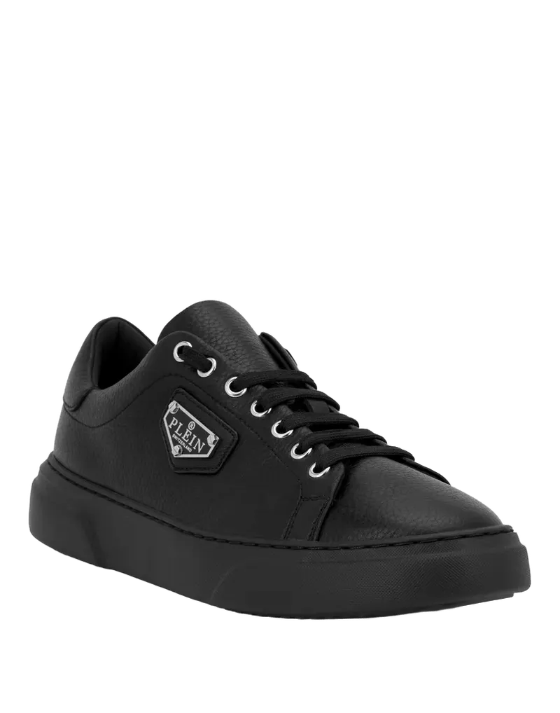 Leather Lo-Top Sneakers Iconic Plein Unisex