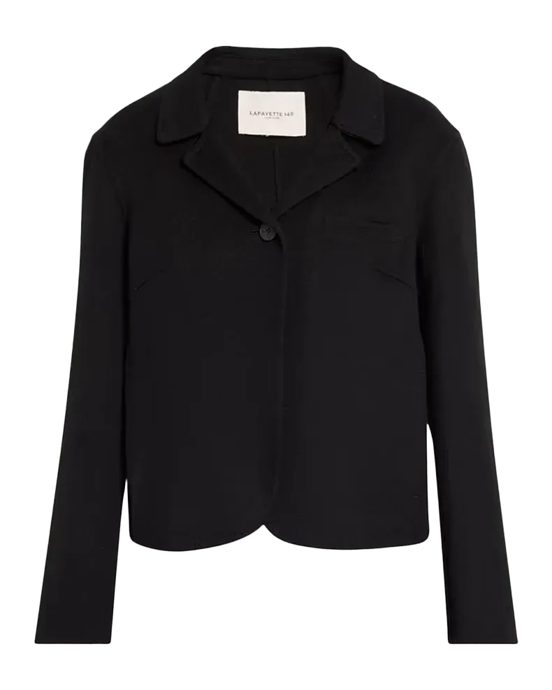 Boxy Wool-Cashmere Blazer