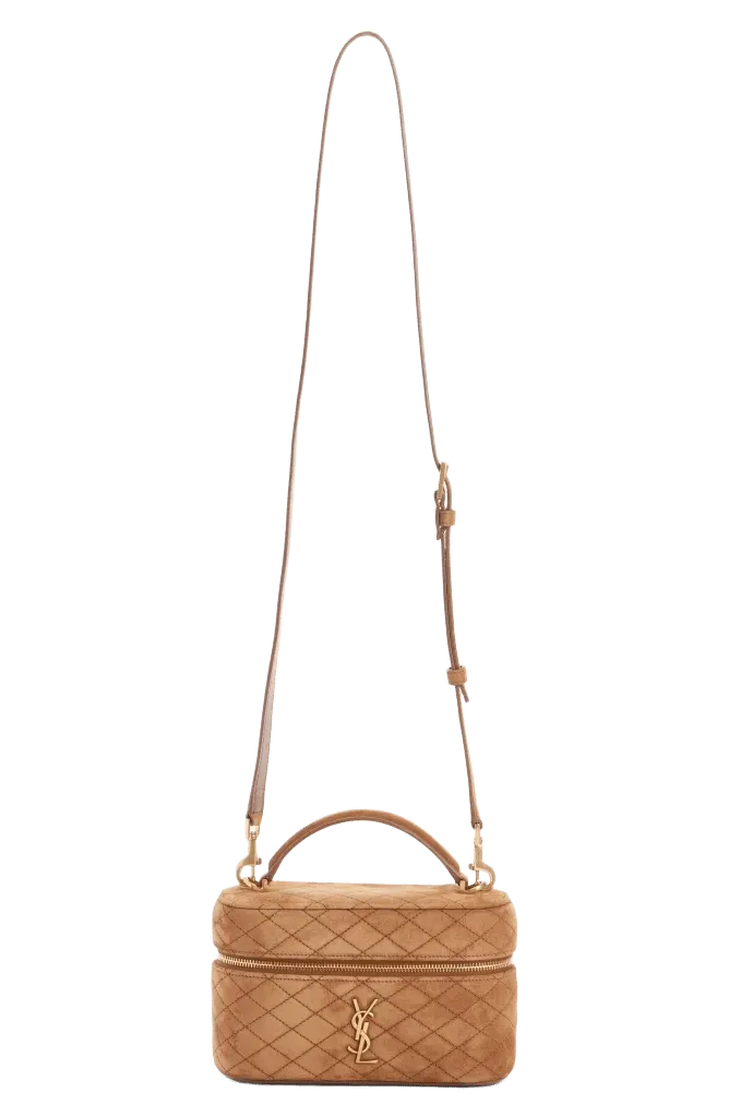 Gaby Suede Vanity Bag