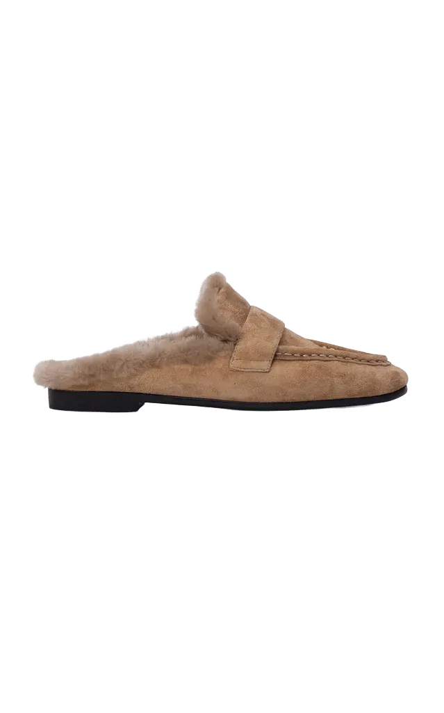 Theo Shearling Mules