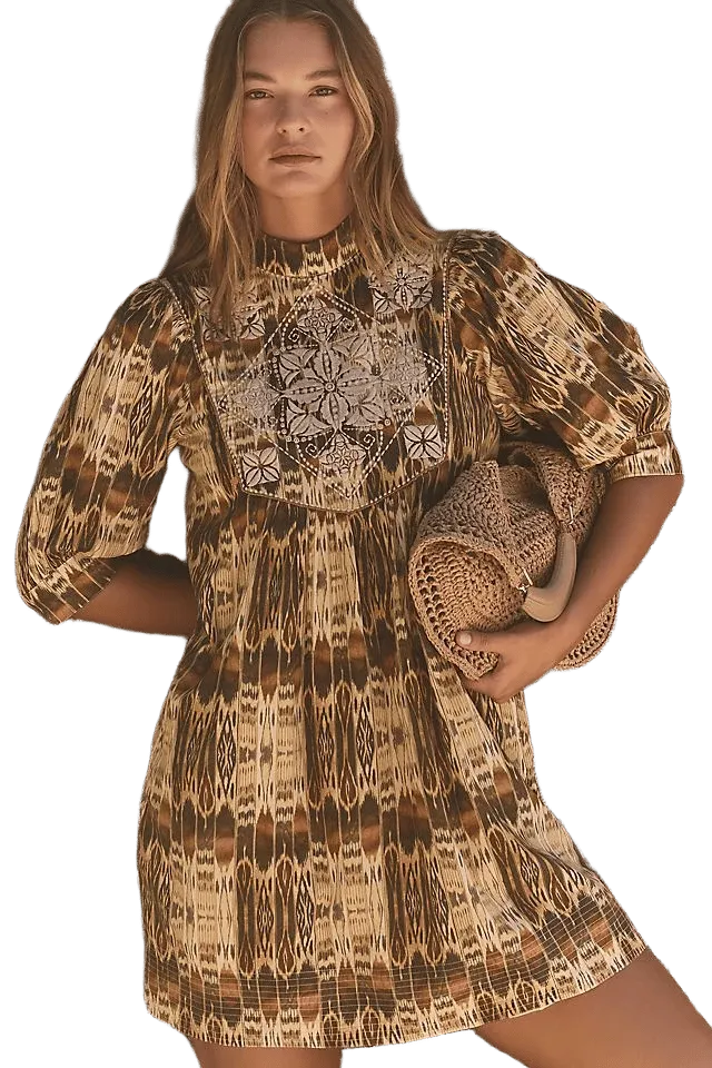 Ro's Garden Jamelia Cotton Mini Dress