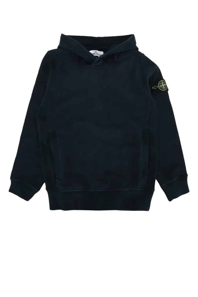Stone Island Kids Sweater Hoodie — Navy