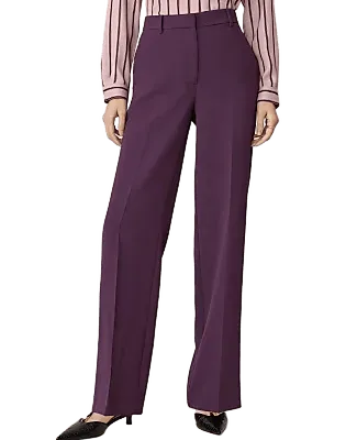 The Straight Trouser in Fluid Crepe — Curvy Fit