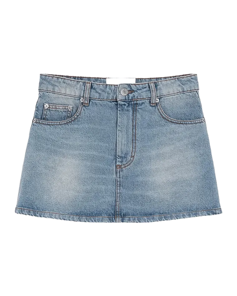 Denim Mini Skirt