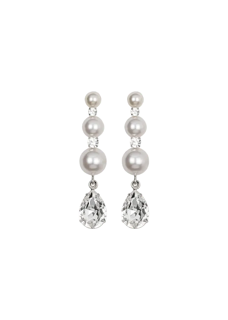 Corisande Earrings in Silver