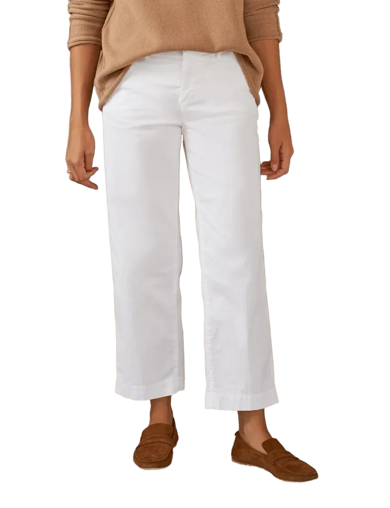 WESTPORT White, Italian Performance Twill
