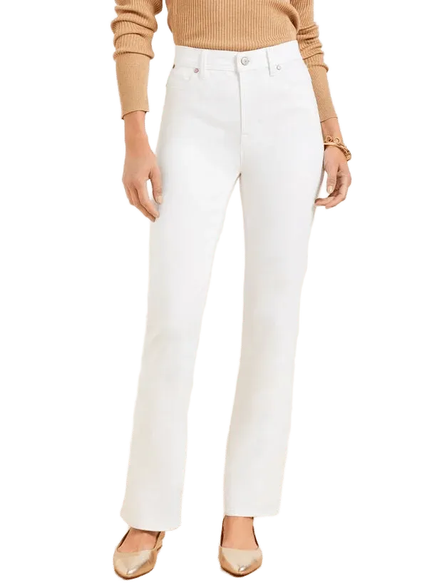 Barely Boot Jeans - White