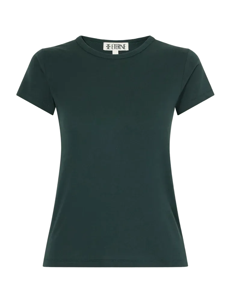 Short Sleeve Baby Tee cotton and modal-blend jersey T-shirt