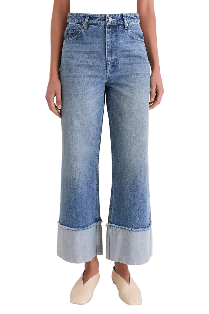 Blue Zayna Denim Straight Leg Jean