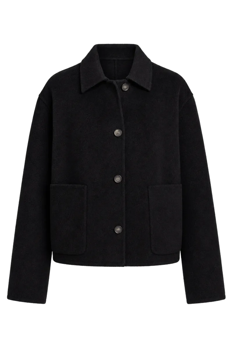 Wool-Cashmere Short Jacket