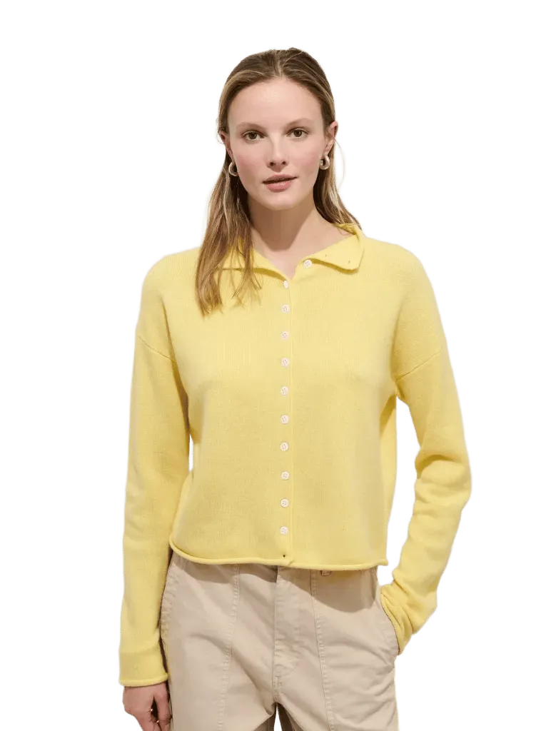 Taylor Cardigan in Washed Cashmere