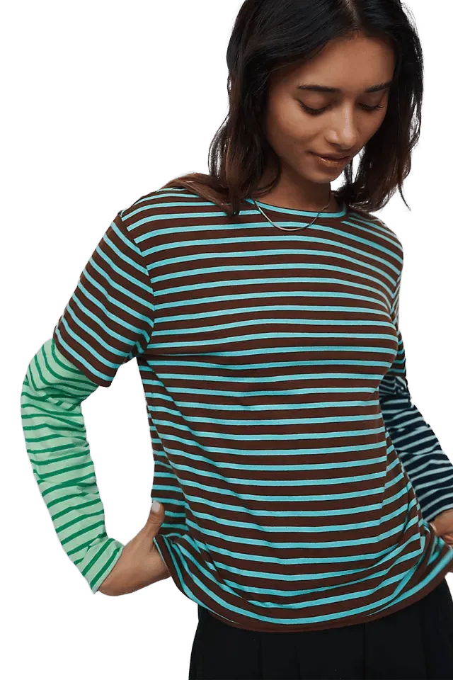 English Factory 100% Cotton Layered Top