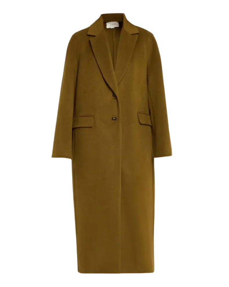 Wool-Cashmere Longline Coat