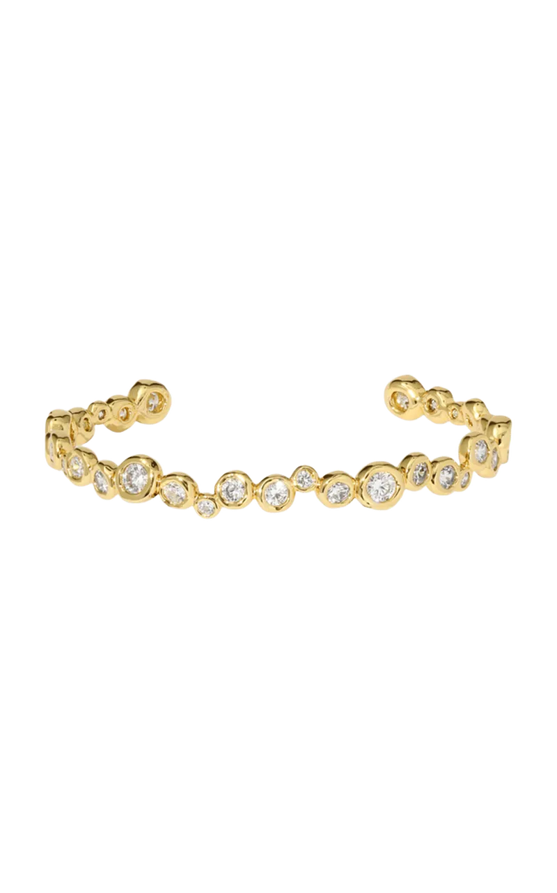 Asterales 14K Gold-Plated Skinny Cuff