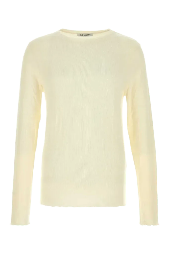 Our Legacy Cloriprib Sweater — Beige