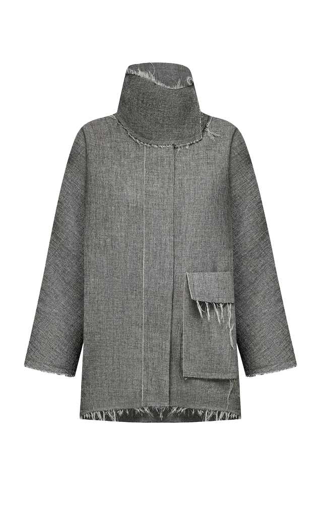 Seul Wool-Blend Bomber
