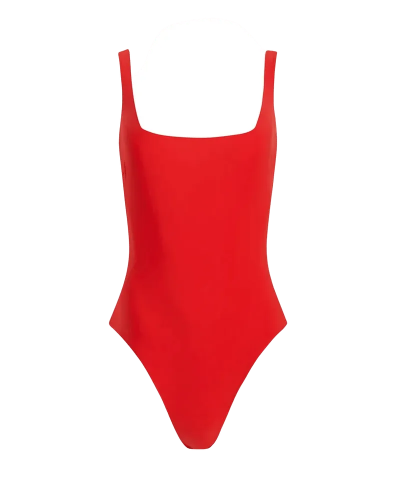 DreamSculpt Square Neck Tank in Hot Pepper