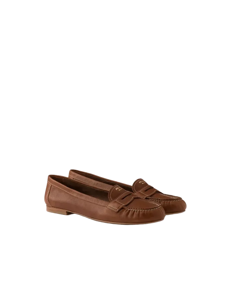 Leather loafers